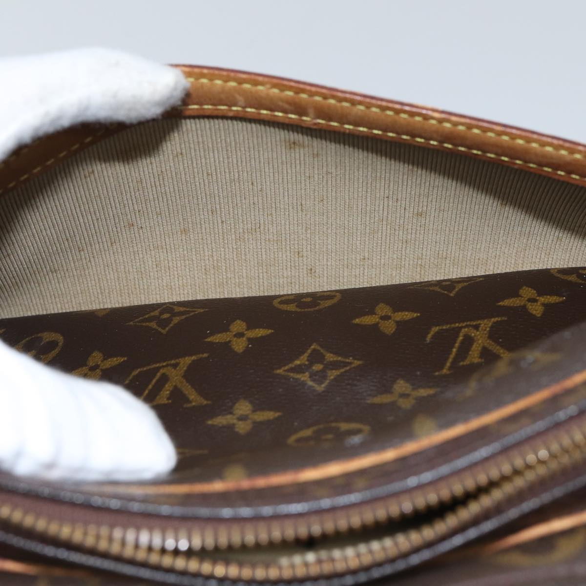LOUIS VUITTON Monogram Reporter PM Shoulder Bag M45254 LV bs17676