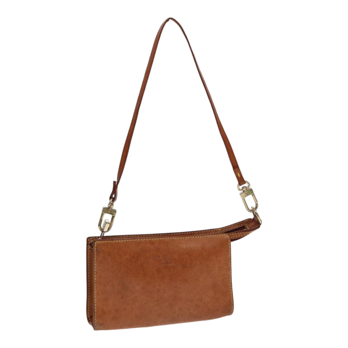 LOUIS VUITTON Nomad Cabas Ambre PM Pouch Leather Beige M92502 LV bs17677