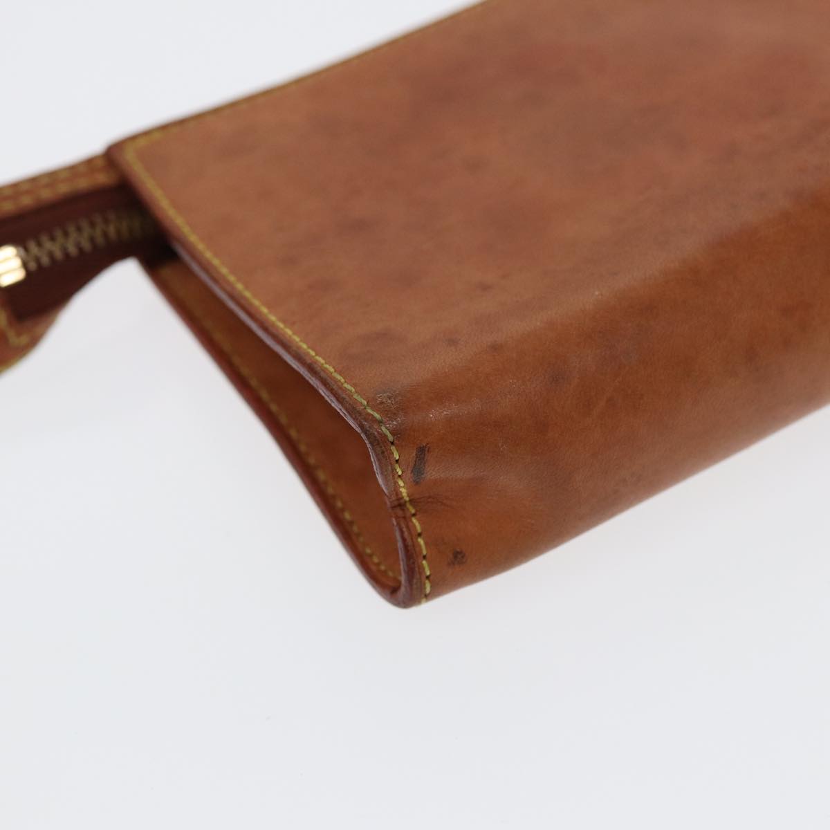 LOUIS VUITTON Nomad Cabas Ambre PM Pouch Leather Beige M92502 LV bs17677
