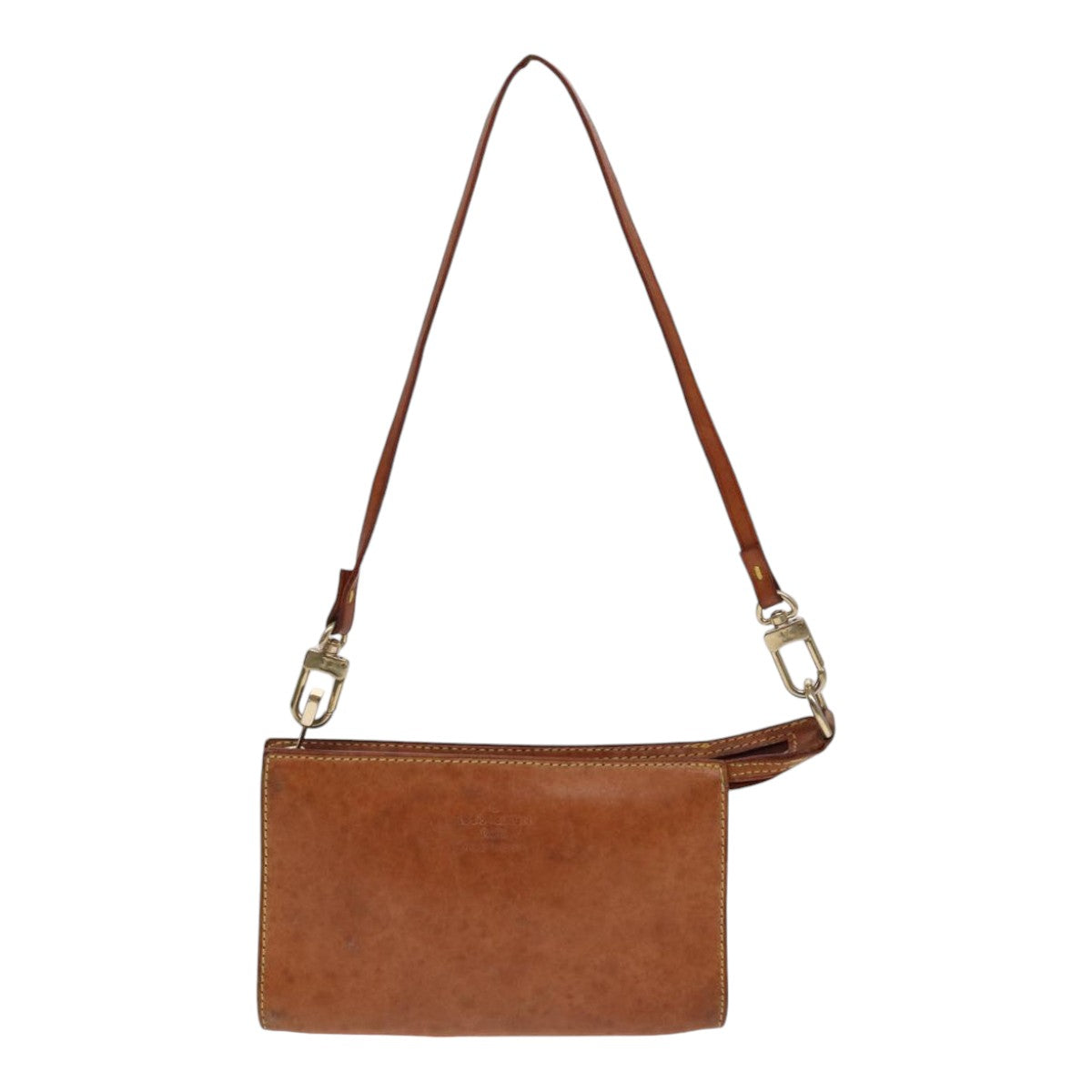 LOUIS VUITTON Nomad Cabas Ambre PM Pouch Leather Beige M92502 LV bs17677