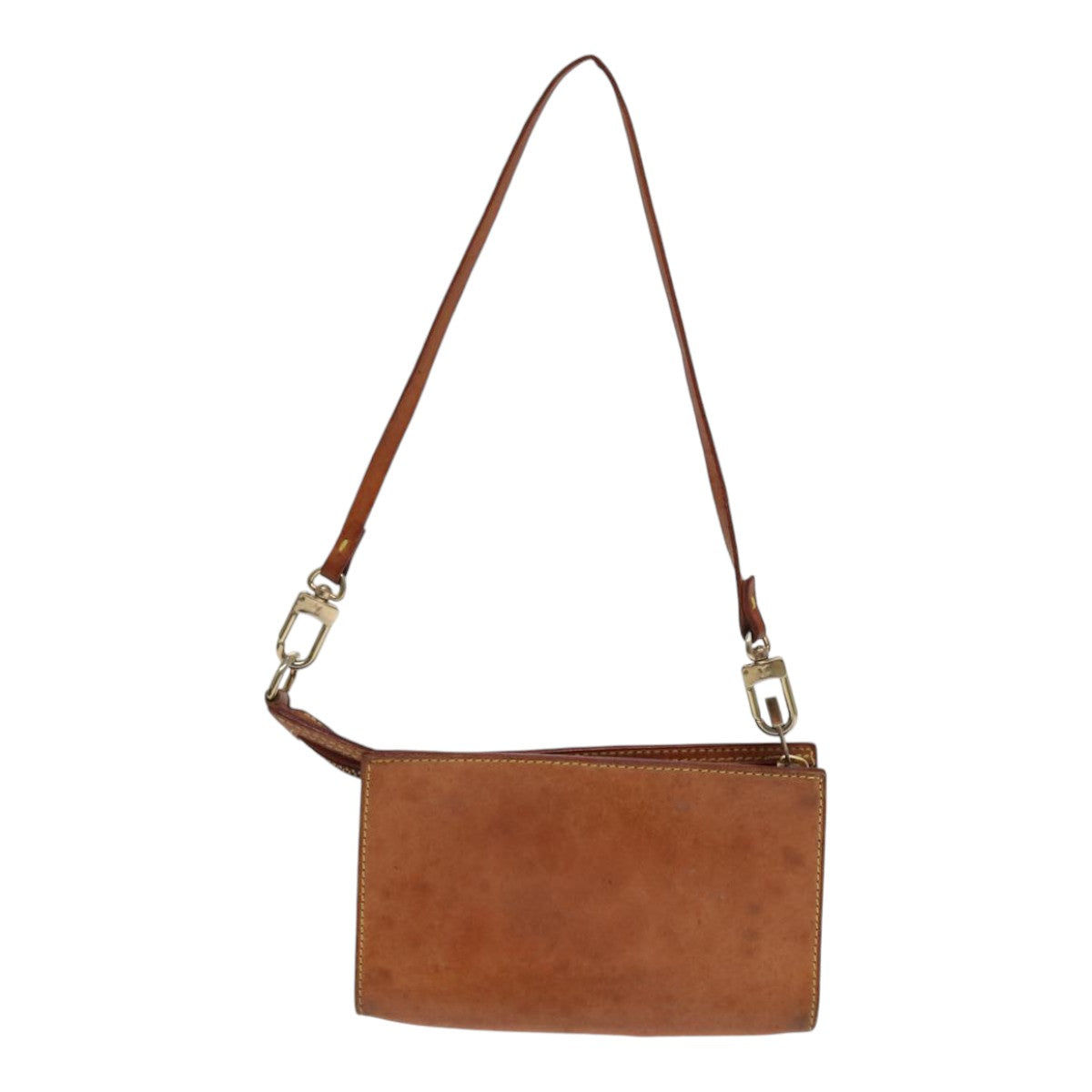 LOUIS VUITTON Nomad Cabas Ambre PM Pouch Leather Beige M92502 LV bs17677