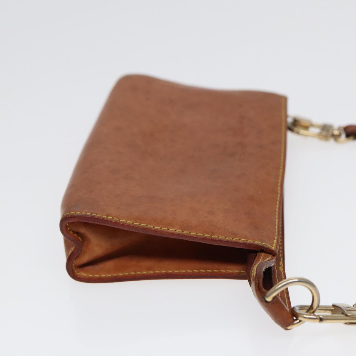 LOUIS VUITTON Nomad Cabas Ambre PM Pouch Leather Beige M92502 LV bs17677