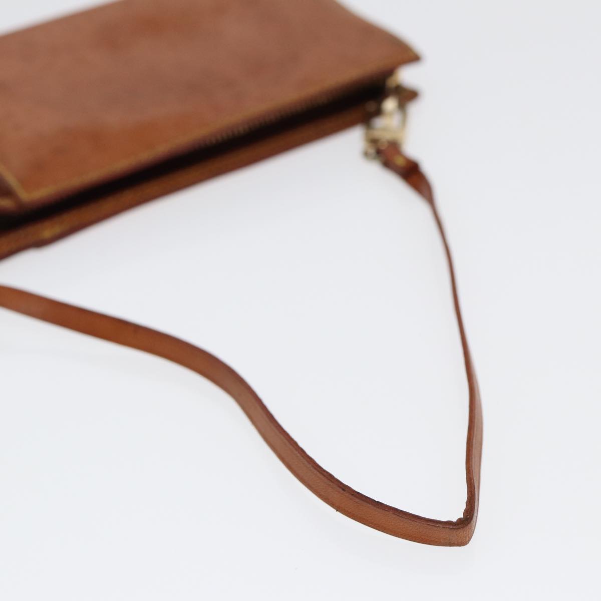 LOUIS VUITTON Nomad Cabas Ambre PM Pouch Leather Beige M92502 LV bs17677