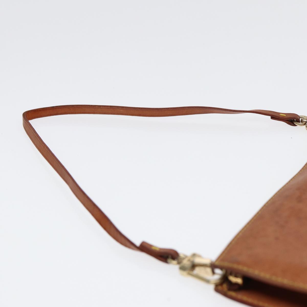 LOUIS VUITTON Nomad Cabas Ambre PM Pouch Leather Beige M92502 LV bs17677