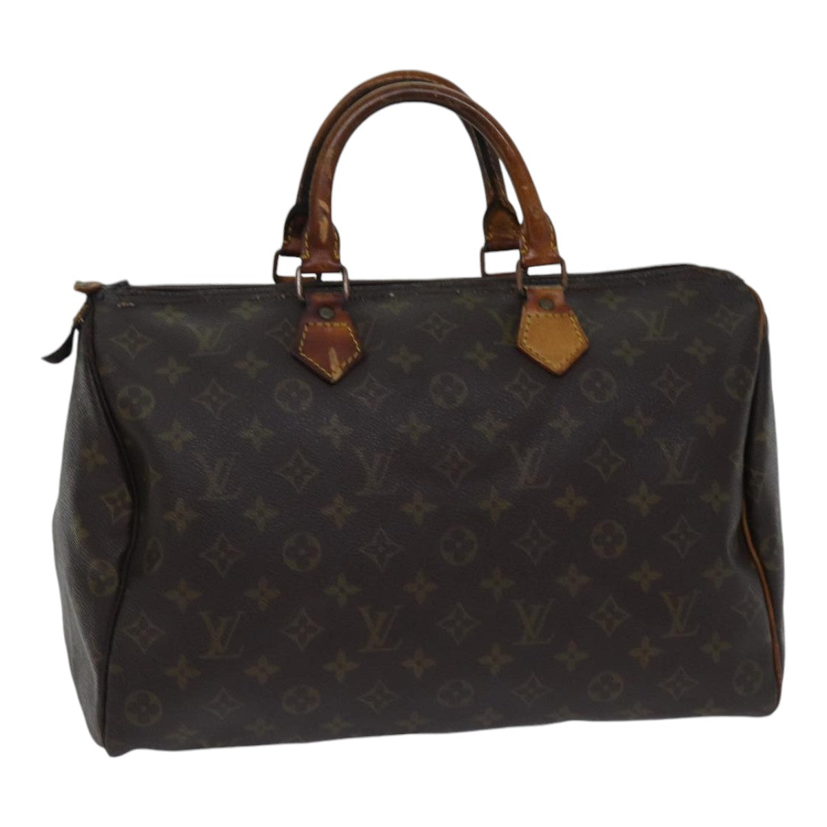 LOUIS VUITTON Monogram Speedy 35 Hand Bag M41524 LV bs17678