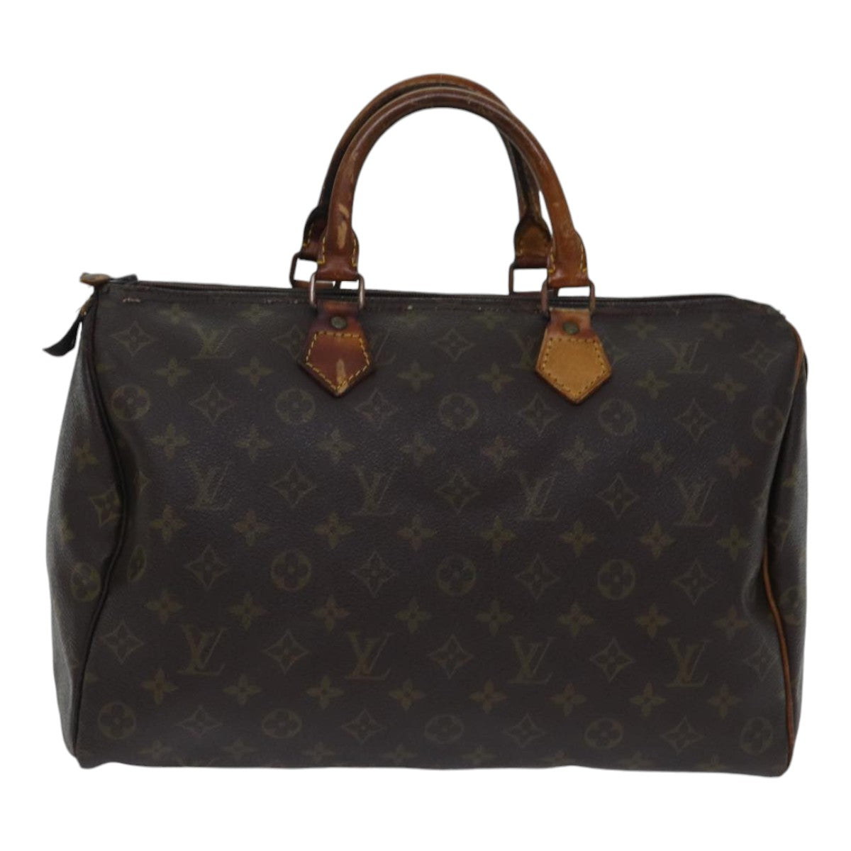 LOUIS VUITTON Monogram Speedy 35 Hand Bag M41524 LV bs17678