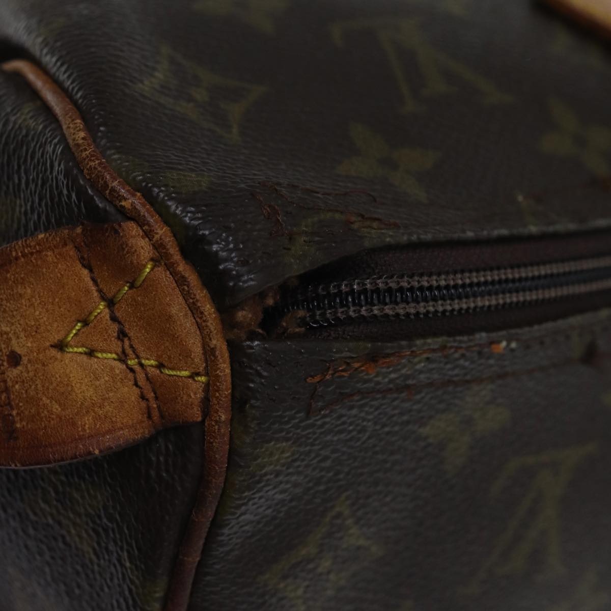LOUIS VUITTON Monogram Speedy 35 Hand Bag M41524 LV bs17678