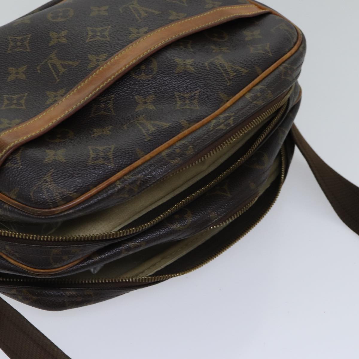 LOUIS VUITTON Monogram Reporter PM Shoulder Bag M45254 LV bs17679