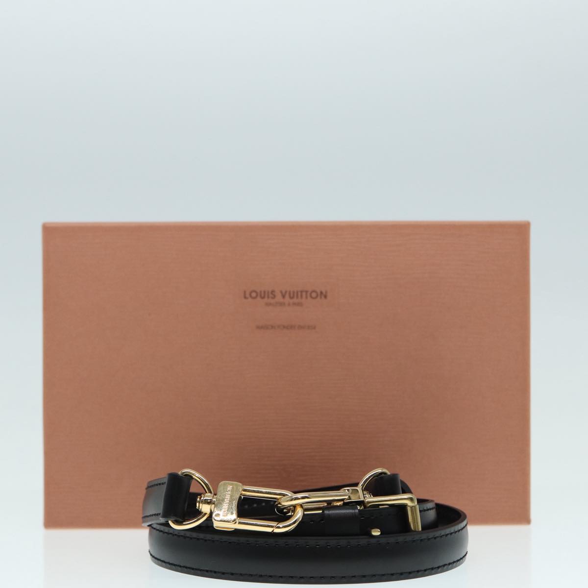 LOUIS VUITTON Epi Adjustable Shoulder Strap 37""-43.7"" Black LV bs17682