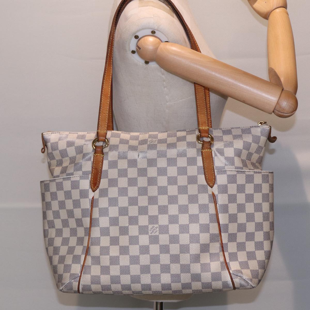 LOUIS VUITTON Damier Azur Totally MM Tote Bag N51262 LV bs17700