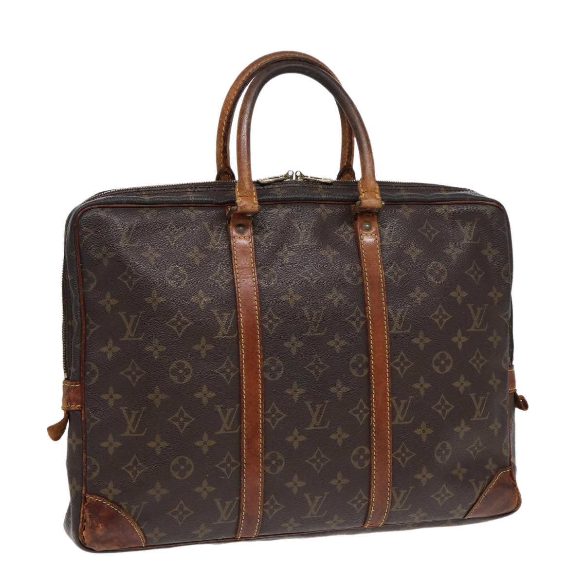 LOUIS VUITTON Monogram Porte Documents Voyage Business Bag M53361 bs17702