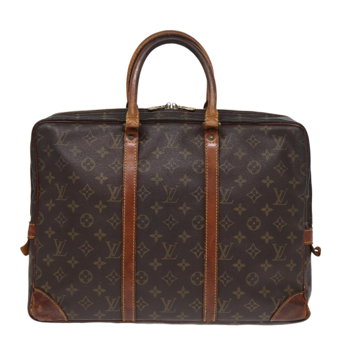 LOUIS VUITTON Monogram Porte Documents Voyage Business Bag M53361 bs17702