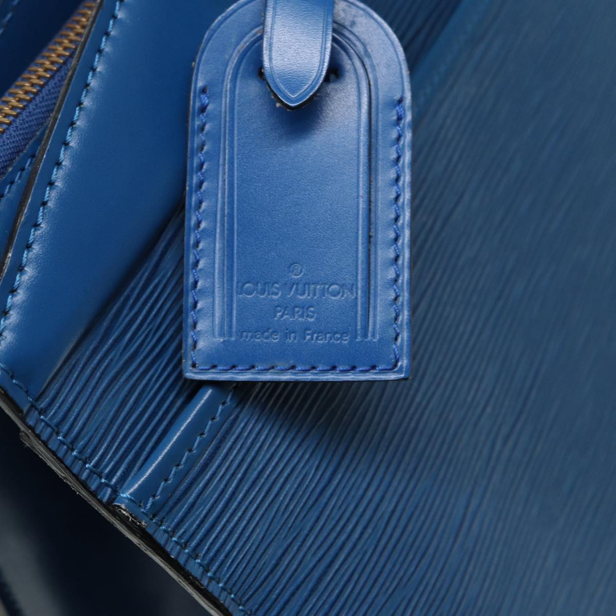 LOUIS VUITTON Epi Riviera Hand Bag Blue M48185 LV bs17732
