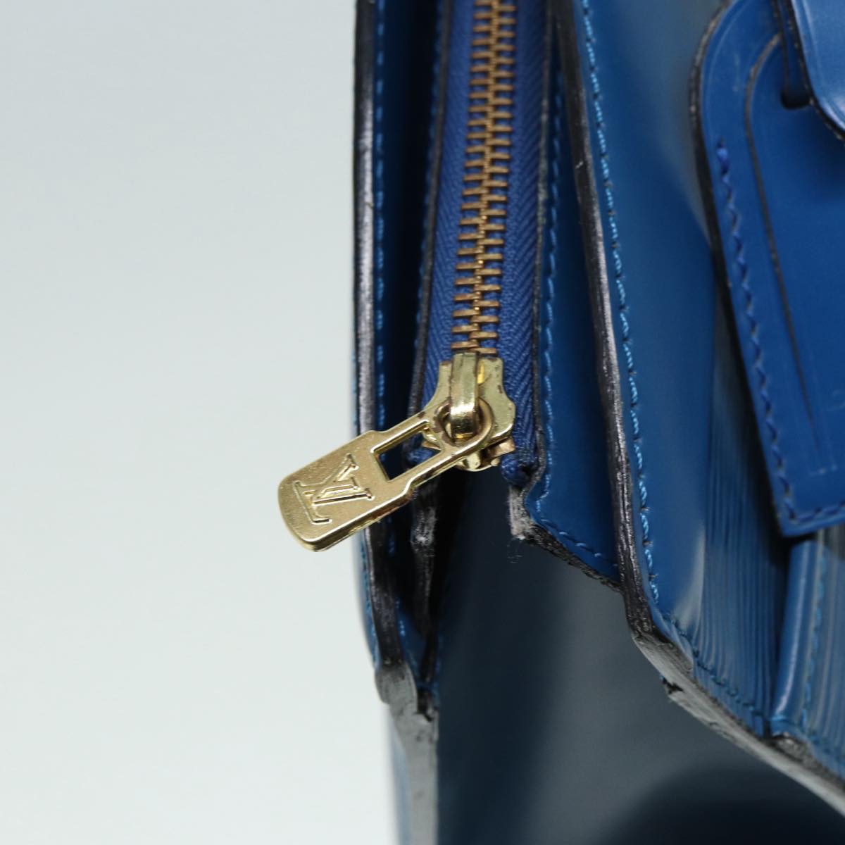 LOUIS VUITTON Epi Riviera Hand Bag Blue M48185 LV bs17732