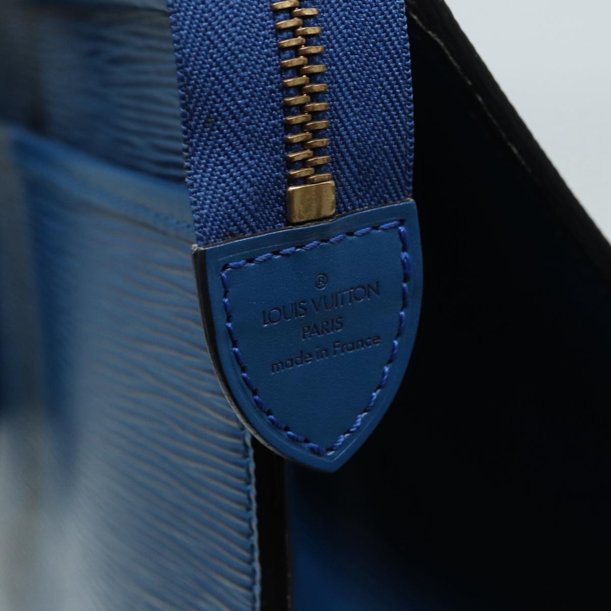 LOUIS VUITTON Epi Riviera Hand Bag Blue M48185 LV bs17732