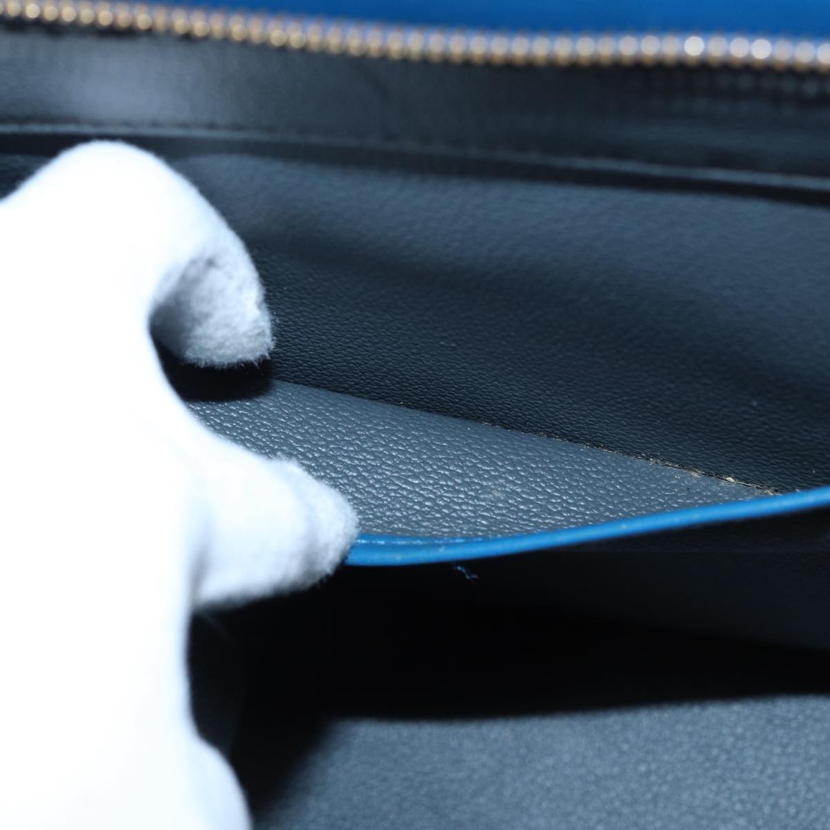 LOUIS VUITTON Epi Riviera Hand Bag Blue M48185 LV bs17732