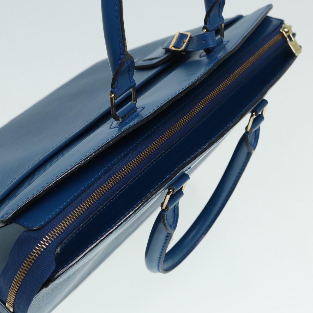 LOUIS VUITTON Epi Riviera Hand Bag Blue M48185 LV bs17732