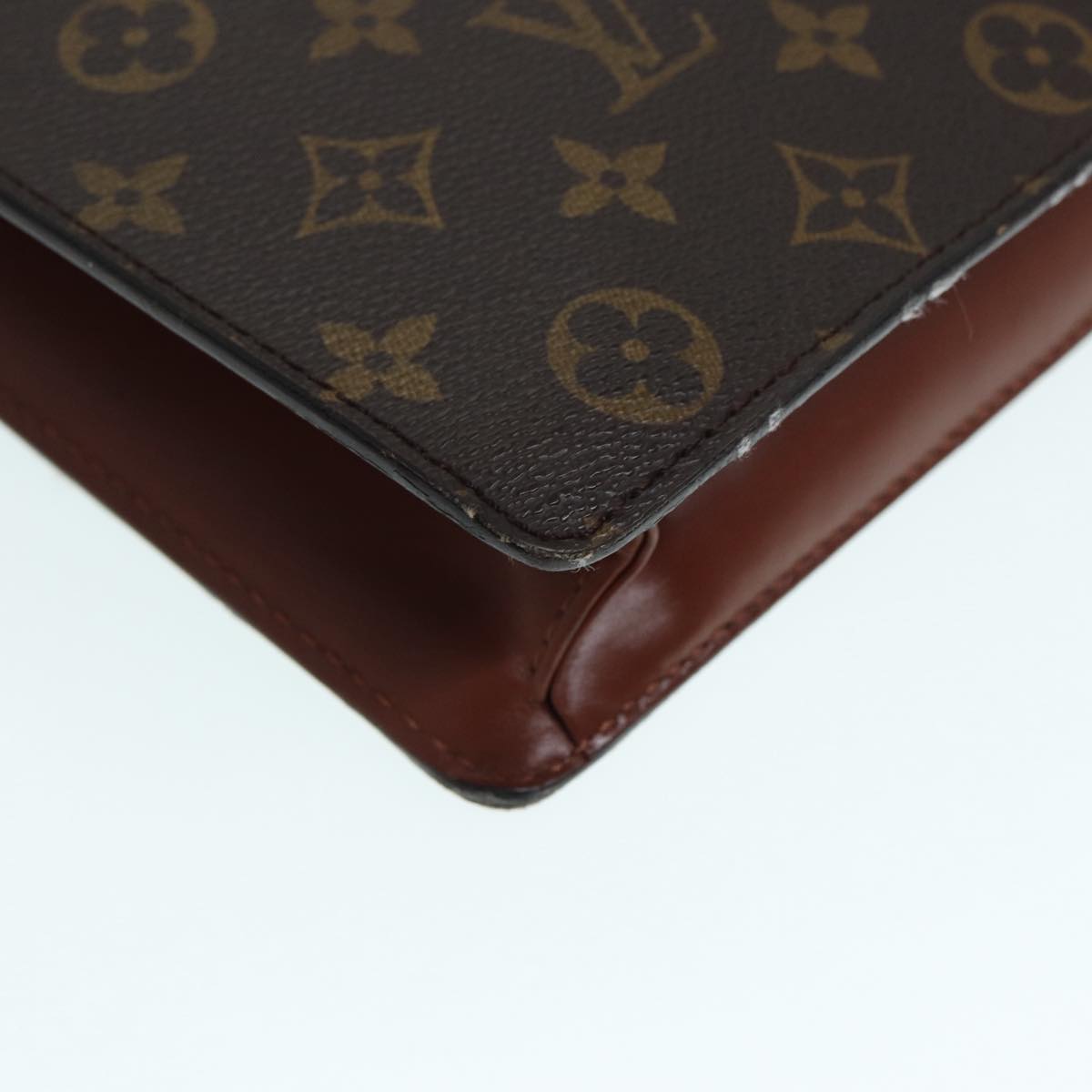 LOUIS VUITTON Monogram Porte Documents Bandouliere Bag M53338 LV bs17736