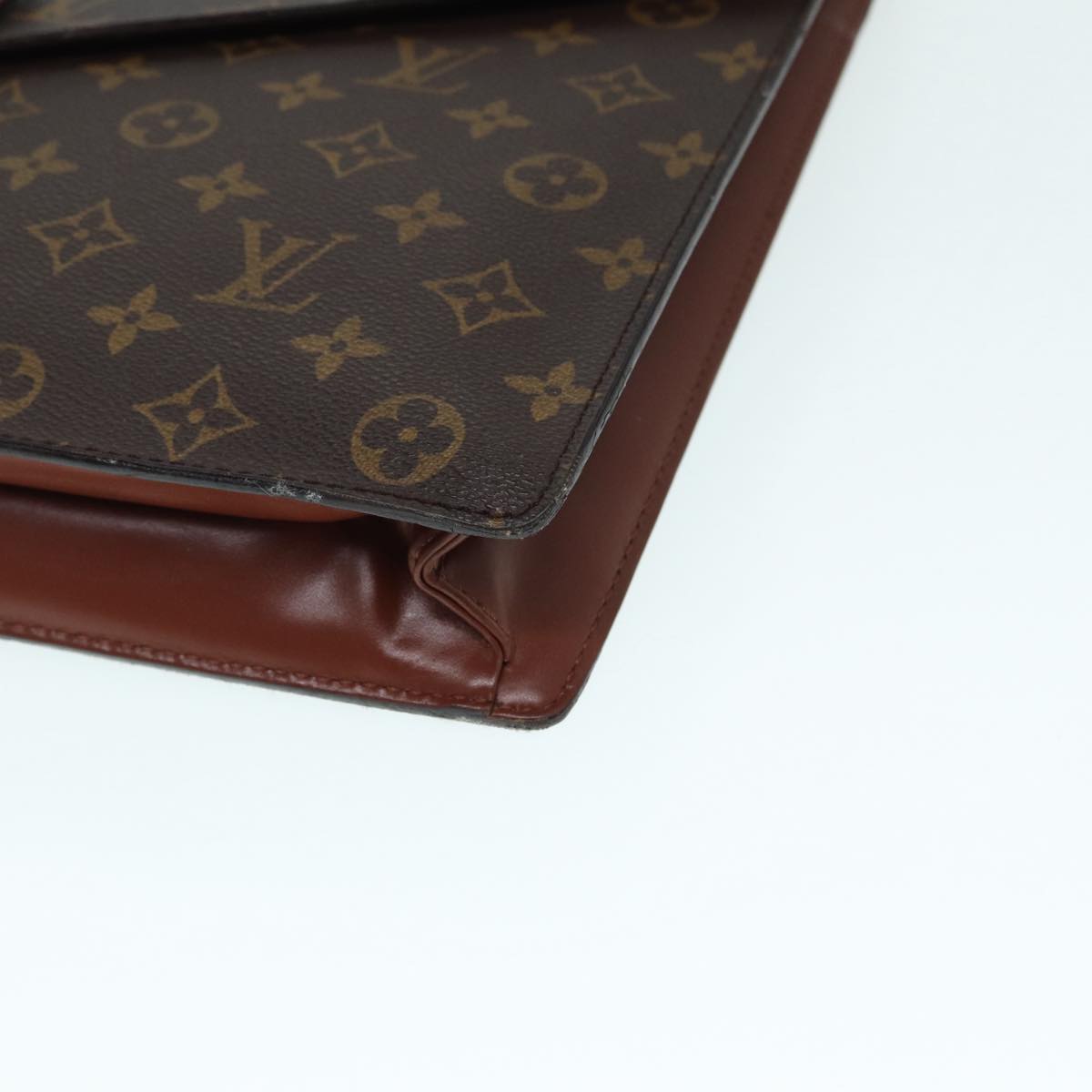 LOUIS VUITTON Monogram Porte Documents Bandouliere Bag M53338 LV bs17736
