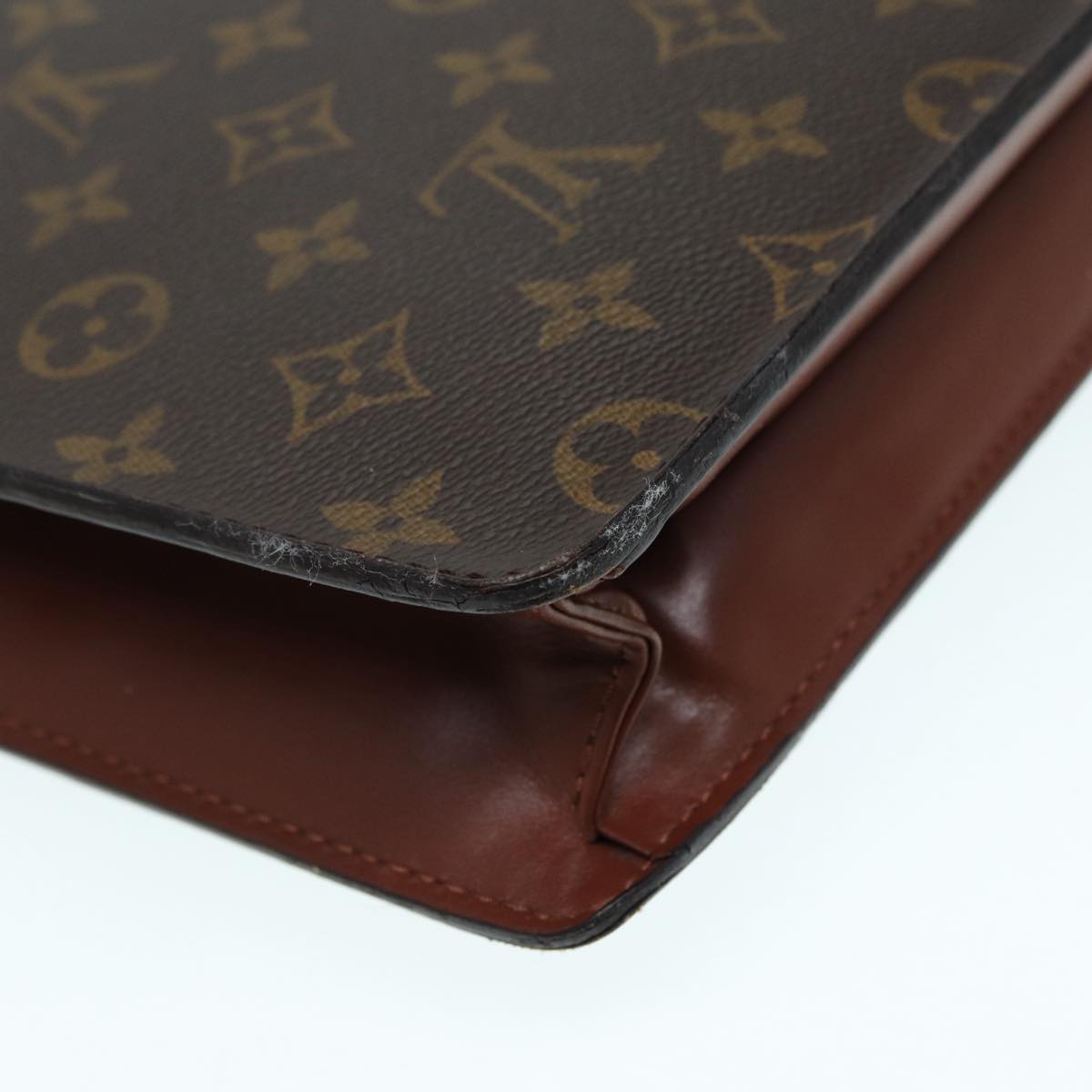 LOUIS VUITTON Monogram Porte Documents Bandouliere Bag M53338 LV bs17736