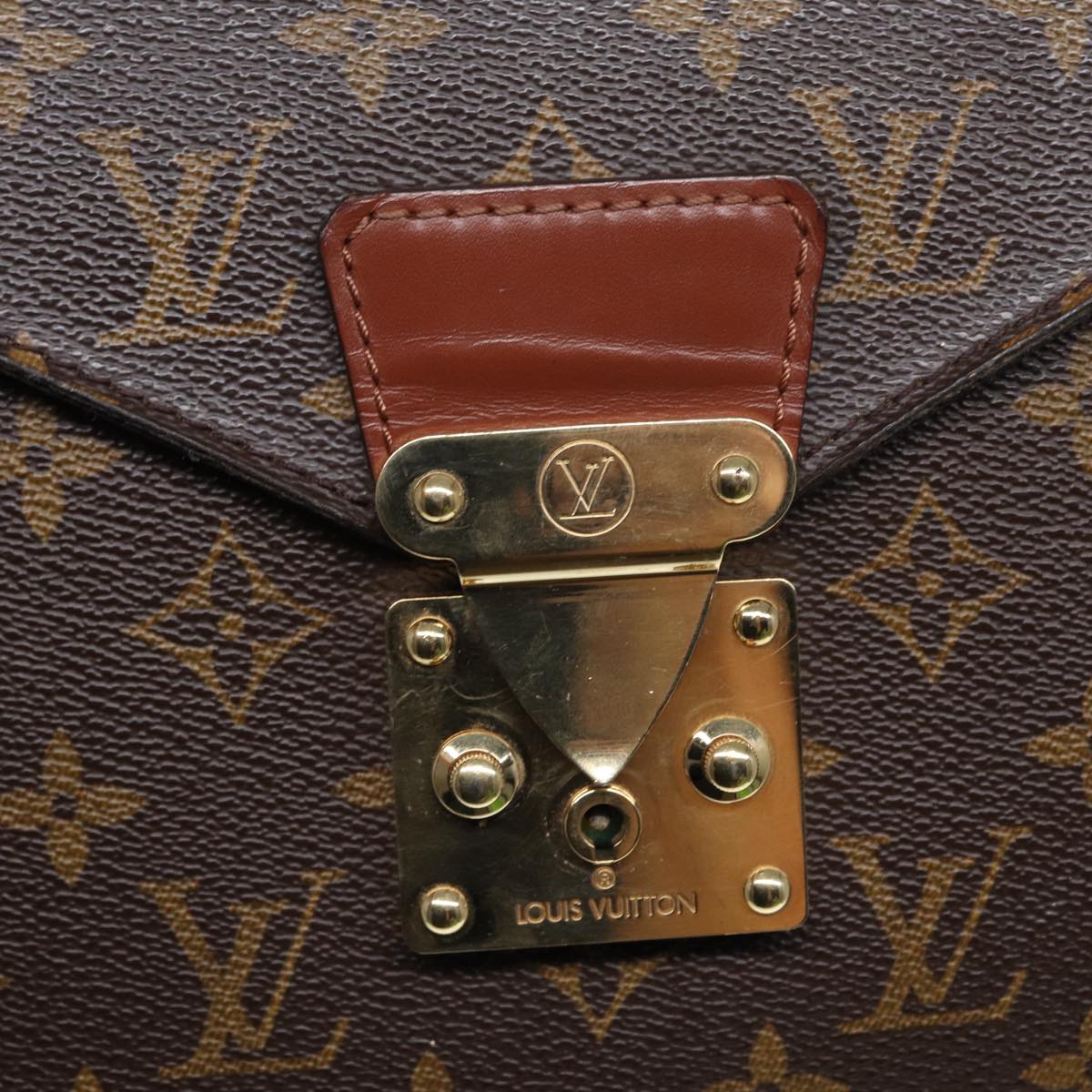 LOUIS VUITTON Monogram Porte Documents Bandouliere Bag M53338 LV bs17736