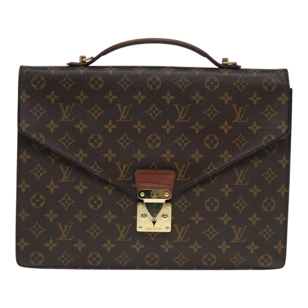 LOUIS VUITTON Monogram Porte Documents Bandouliere Bag M53338 LV bs17736