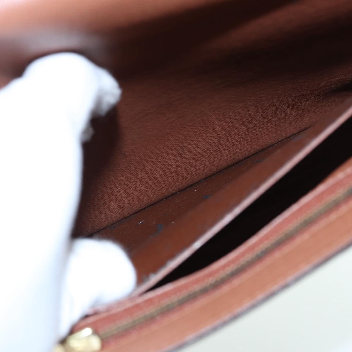 LOUIS VUITTON Monogram Porte Documents Bandouliere Bag M53338 LV bs17736