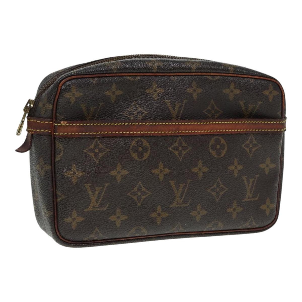 LOUIS VUITTON Monogram Compiegne 23 Clutch Bag M51847 LV bs17738