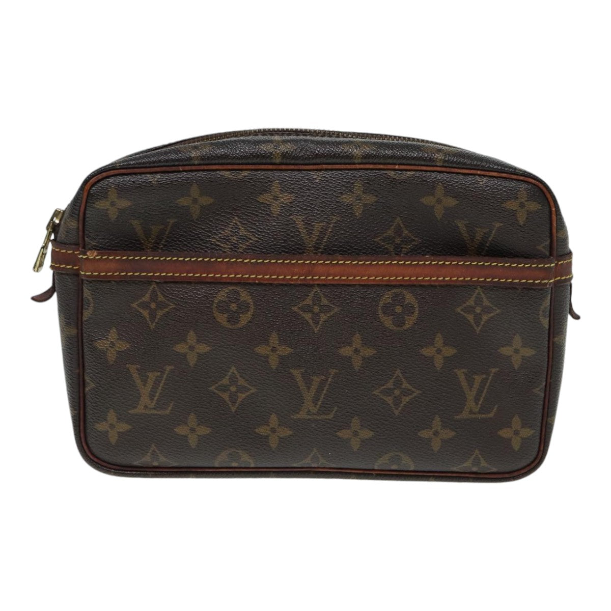 LOUIS VUITTON Monogram Compiegne 23 Clutch Bag M51847 LV bs17738