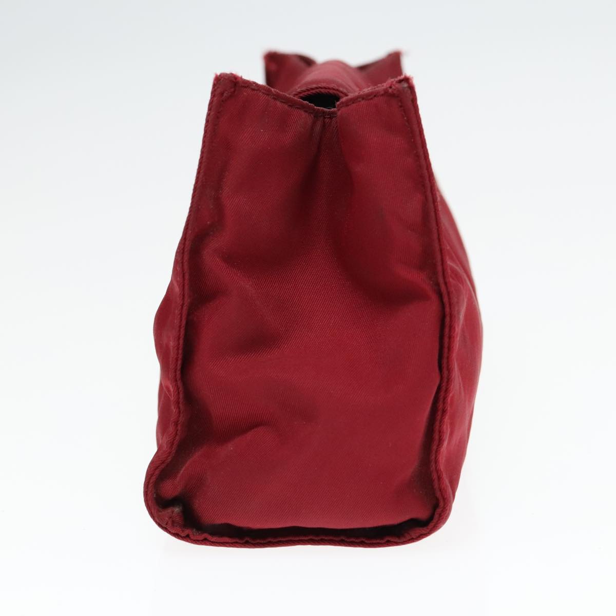 Luxury Prada Pouch Nylon Red Silver  bs17748