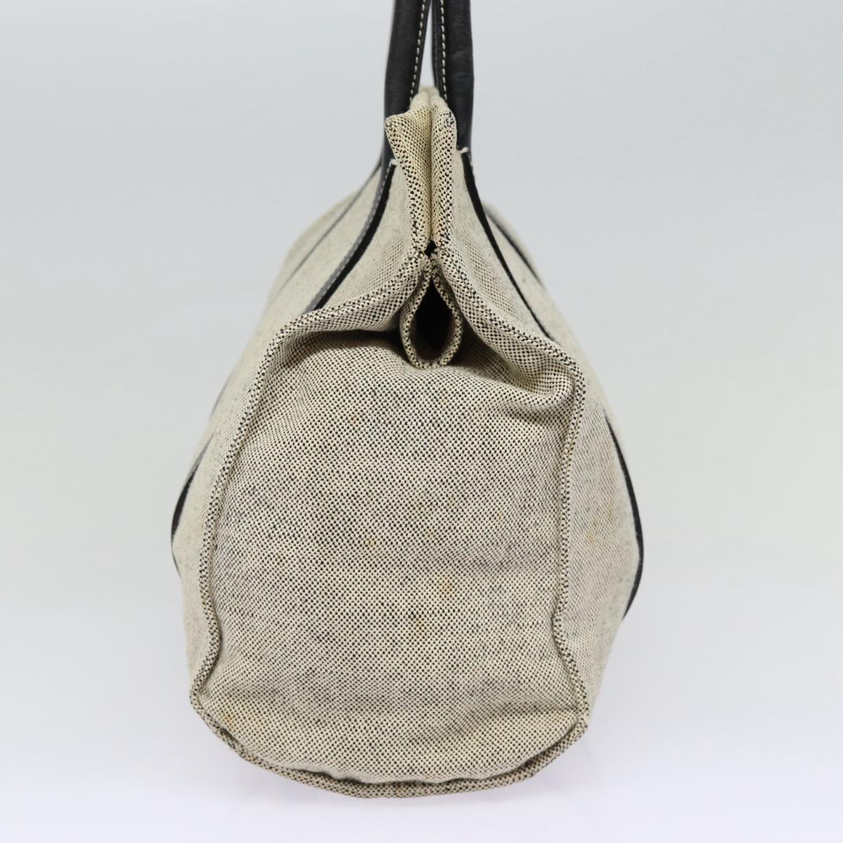 Luxury Prada Tote Bag Canvas Gray Silver  bs17752