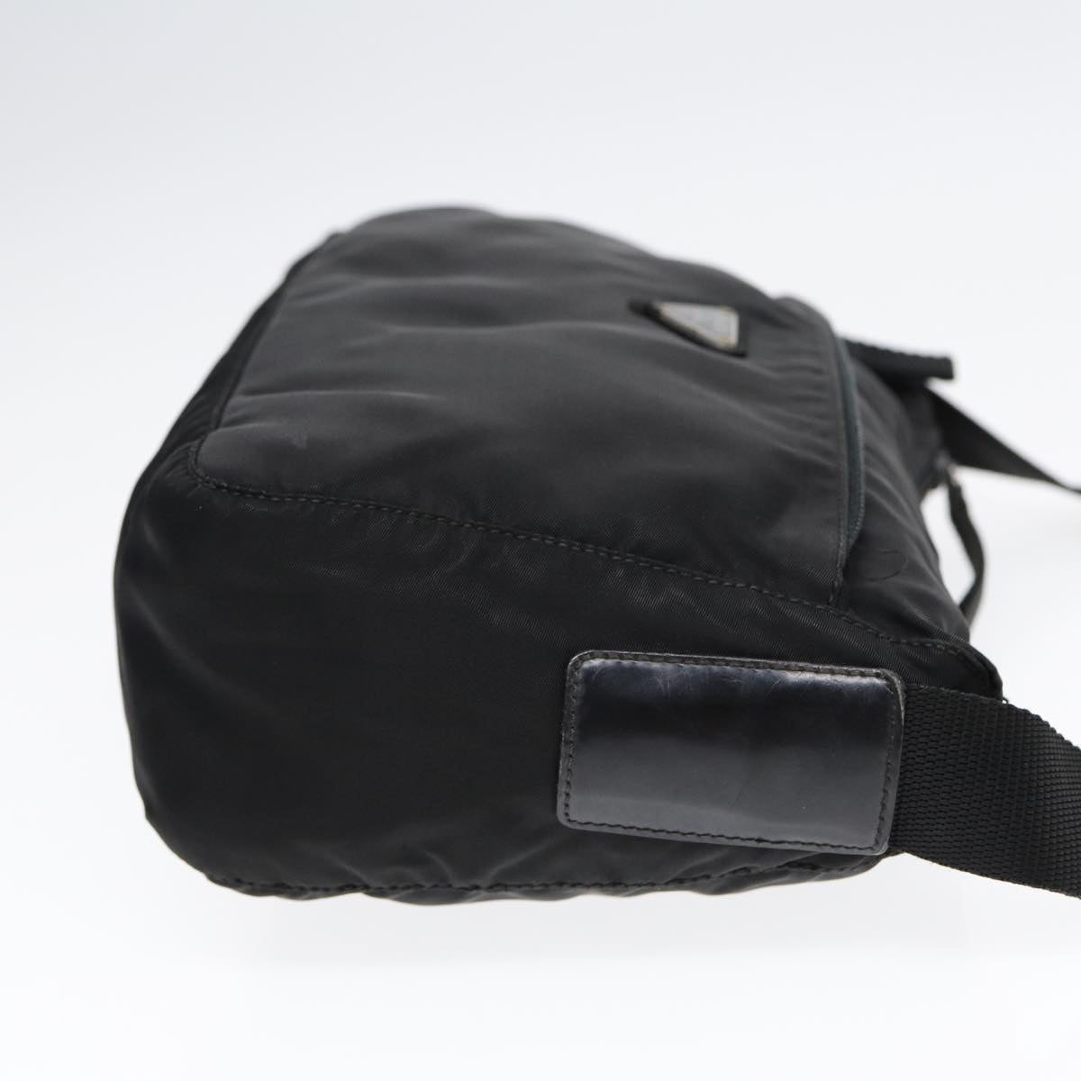 Luxury Prada Shoulder Bag Nylon Black Silver  bs17764