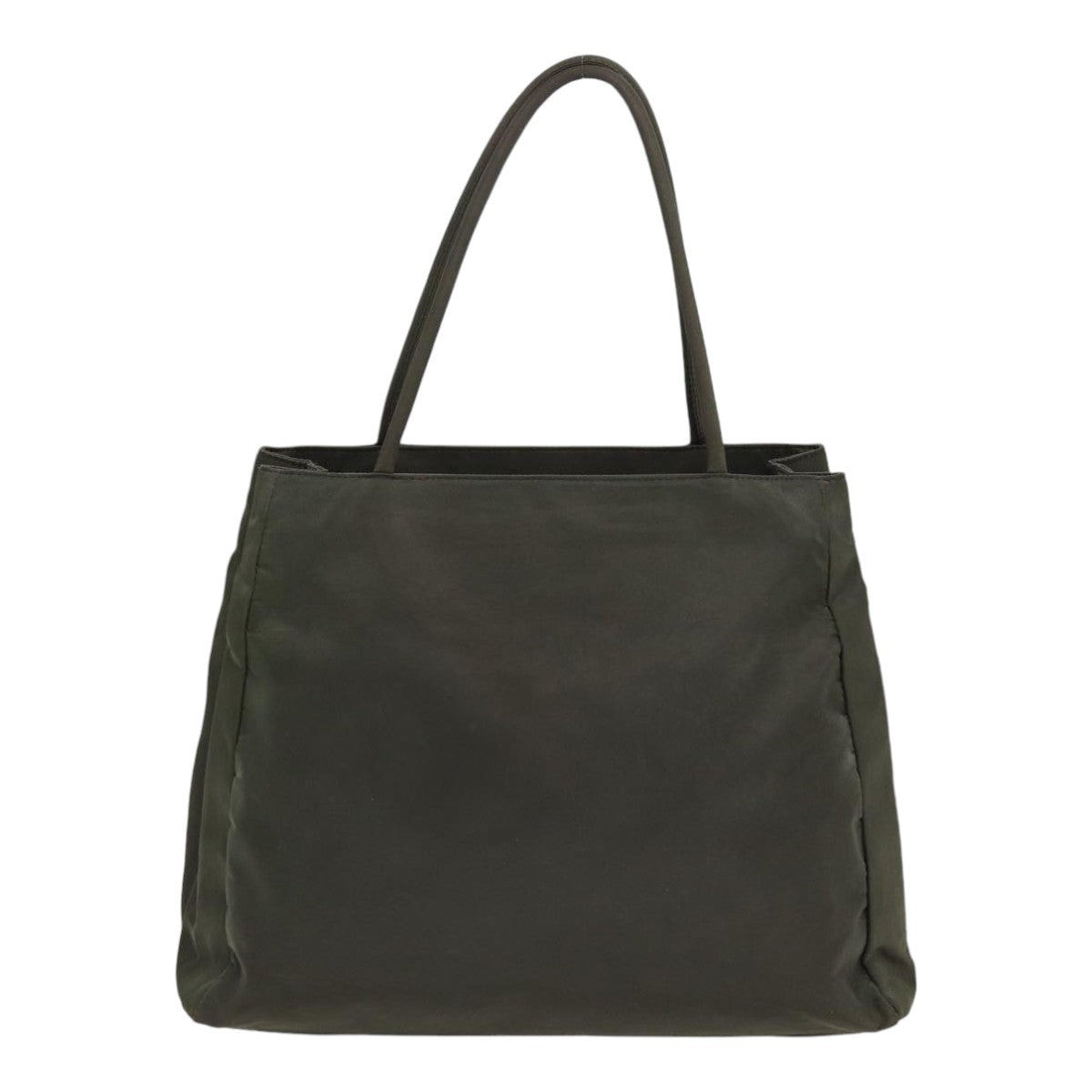 Luxury Prada Tote Bag Nylon Khaki Silver  bs17777