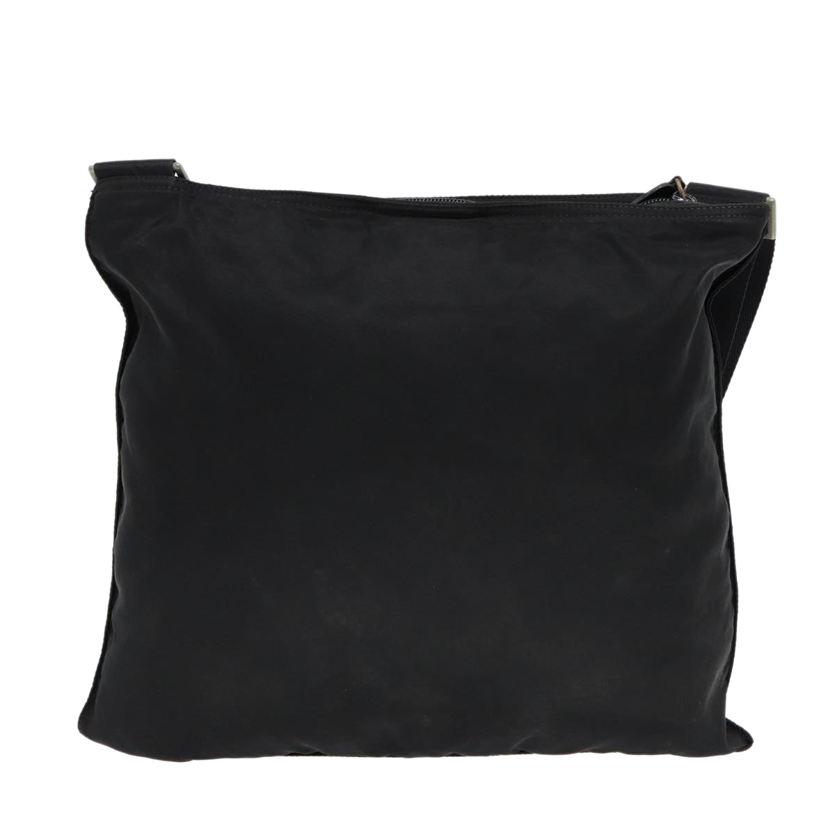 Luxury Prada Shoulder Bag Nylon Black Silver  bs17788