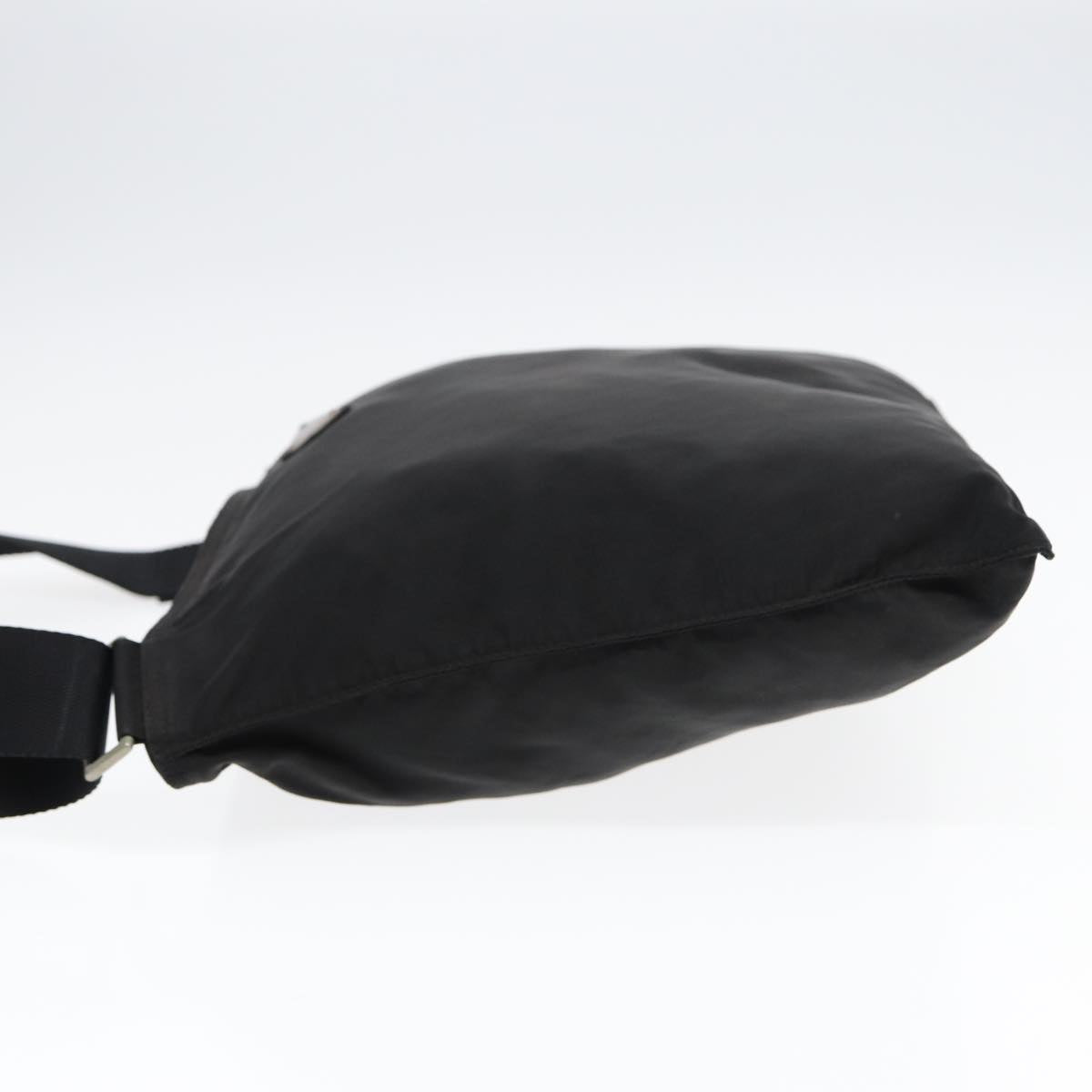 Luxury Prada Shoulder Bag Nylon Black Silver  bs17788