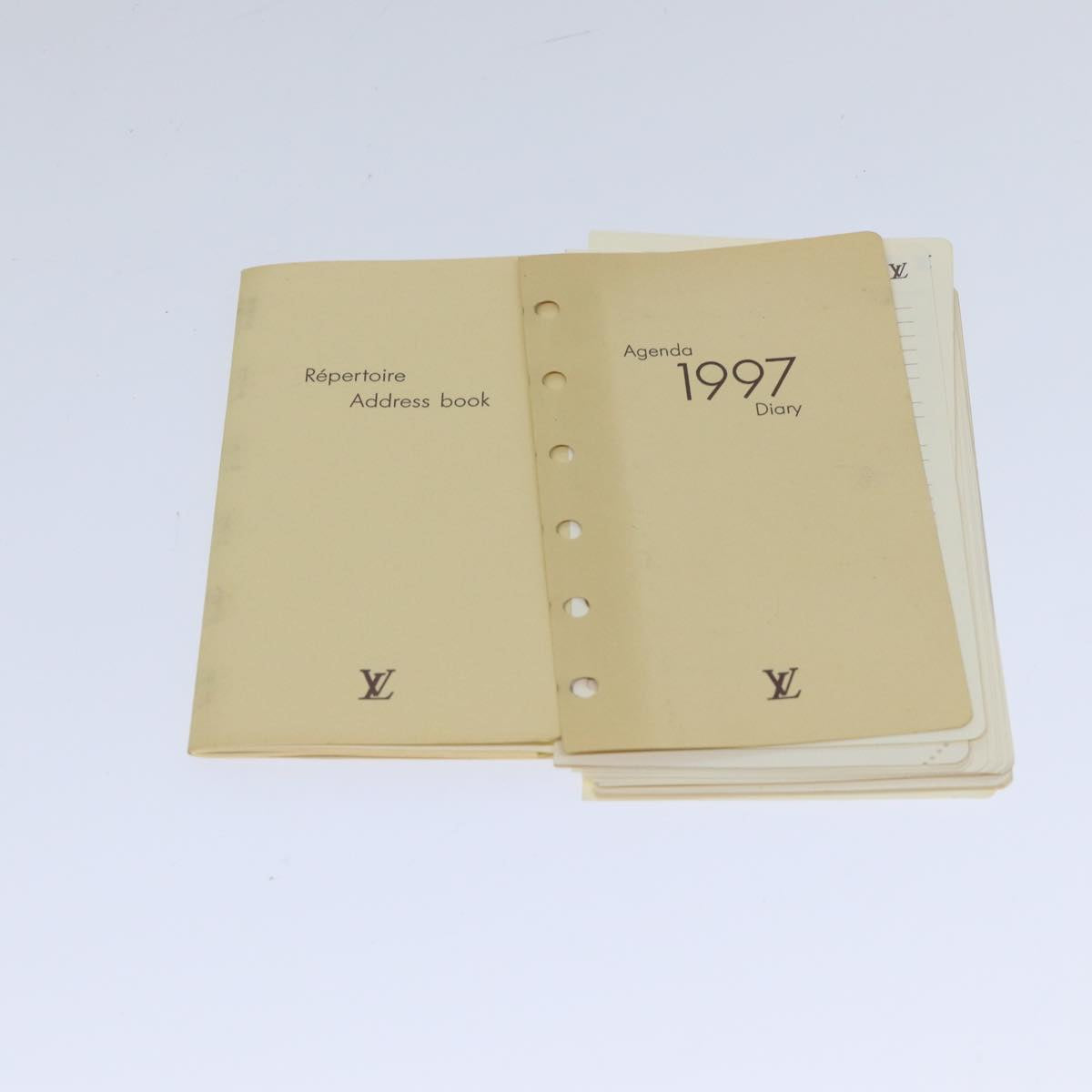 LOUIS VUITTON Taiga Agenda PM Day Planner Cover Epicea R20424 LV bs17801
