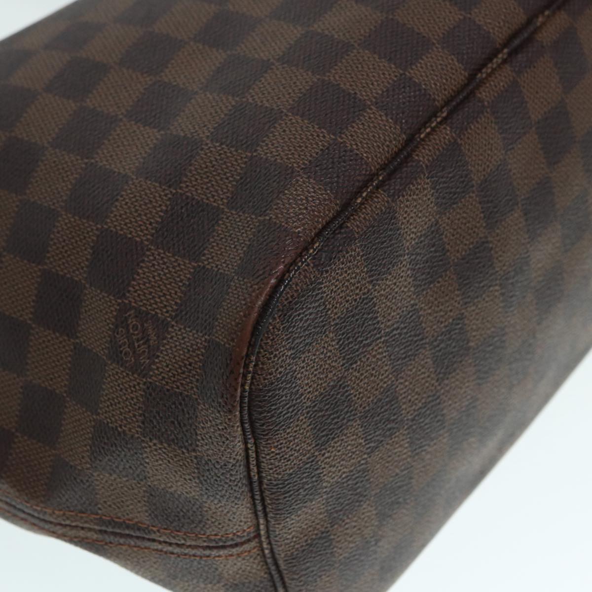 LOUIS VUITTON Damier Ebene Neverfull MM Tote Bag N51105 LV bs17806