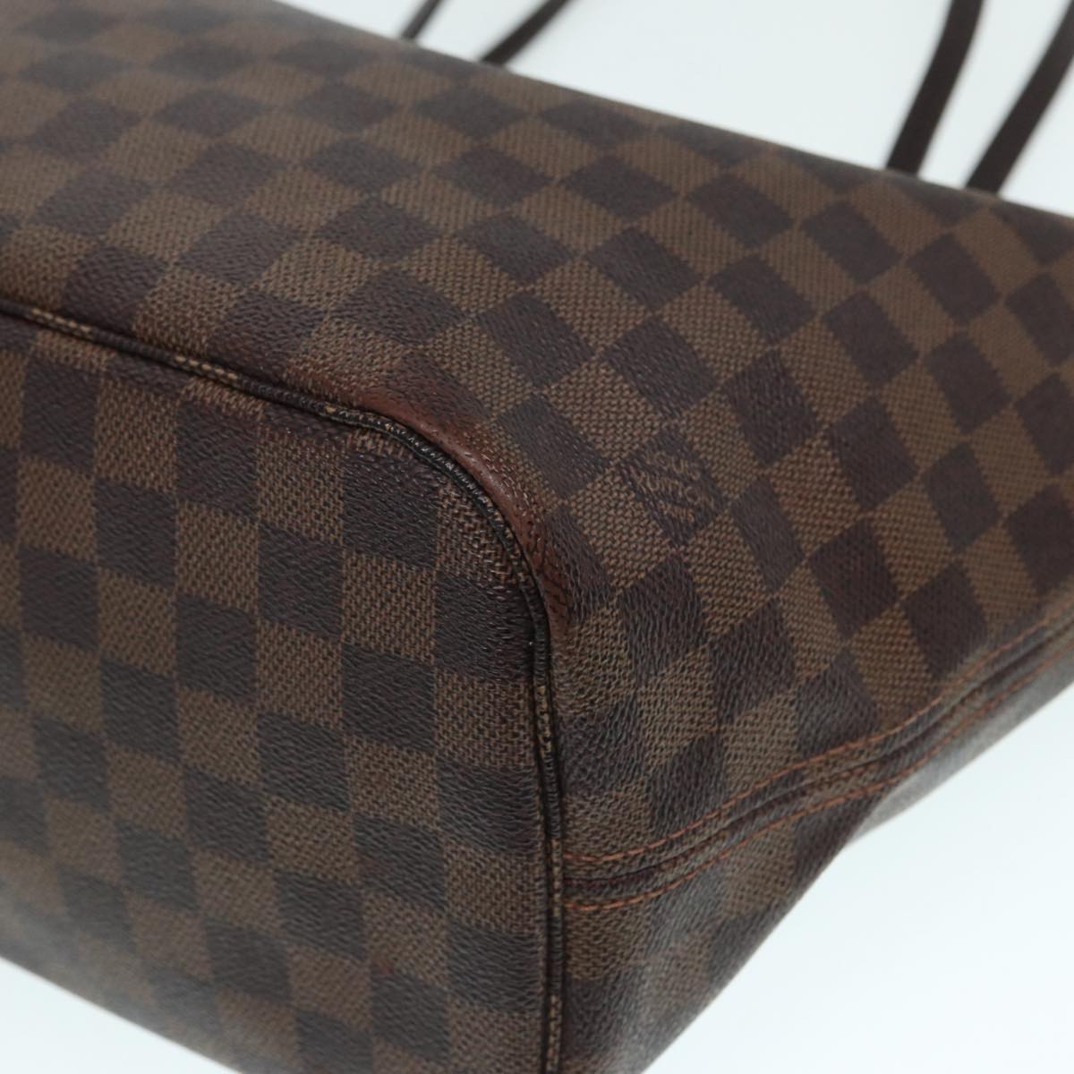 LOUIS VUITTON Damier Ebene Neverfull MM Tote Bag N51105 LV bs17806