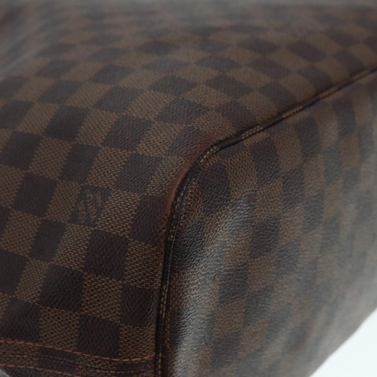 LOUIS VUITTON Damier Ebene Neverfull MM Tote Bag N51105 LV bs17806