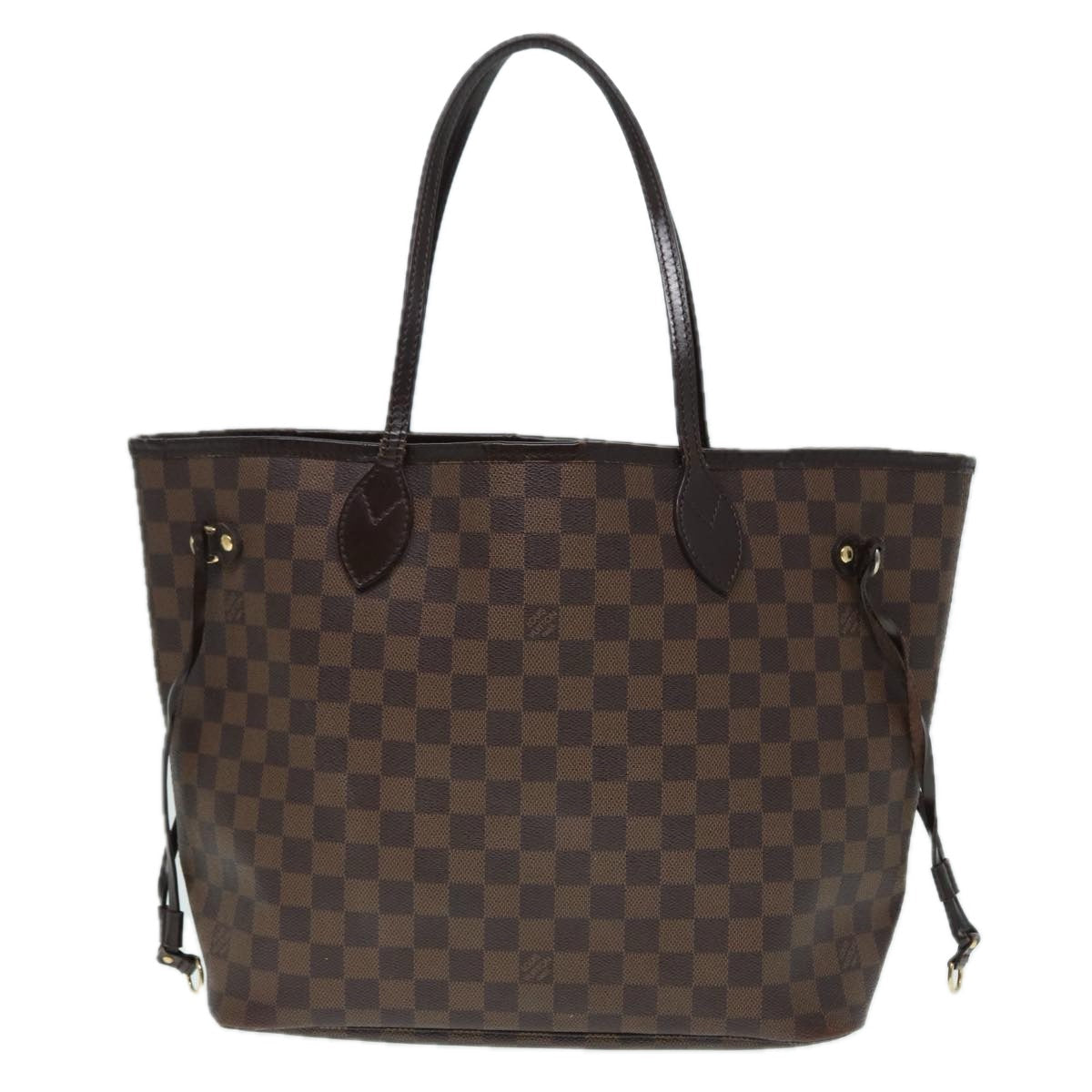 LOUIS VUITTON Damier Ebene Neverfull MM Tote Bag N51105 LV bs17806