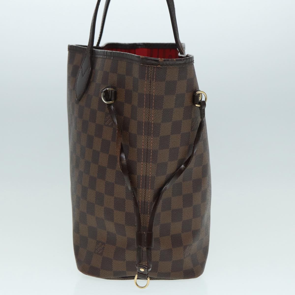 LOUIS VUITTON Damier Ebene Neverfull MM Tote Bag N51105 LV bs17806