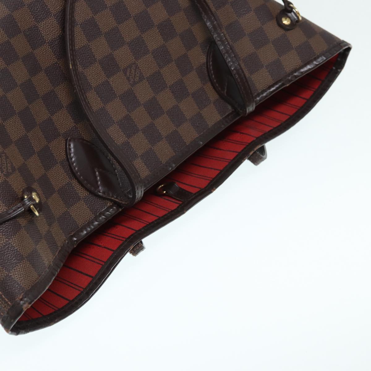 LOUIS VUITTON Damier Ebene Neverfull MM Tote Bag N51105 LV bs17806