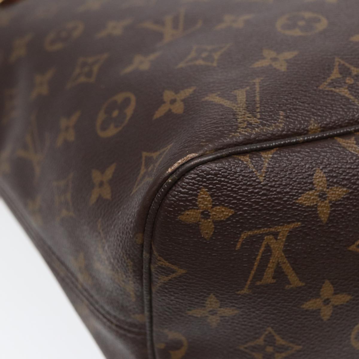 LOUIS VUITTON Monogram Neverfull MM Tote Bag M40156 LV bs17807