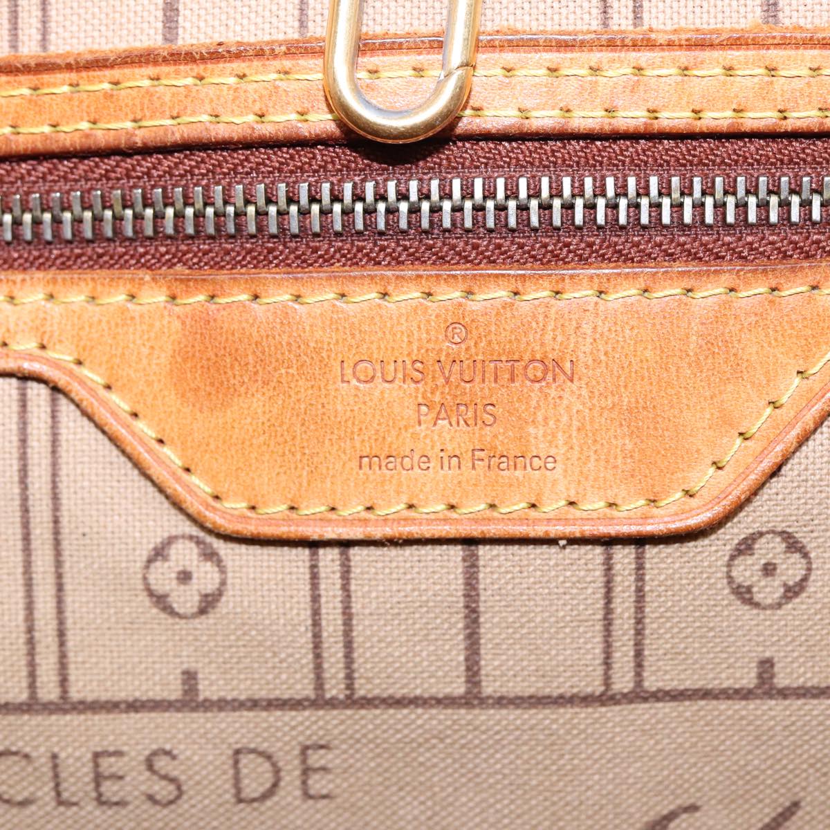 LOUIS VUITTON Monogram Neverfull MM Tote Bag M40156 LV bs17807