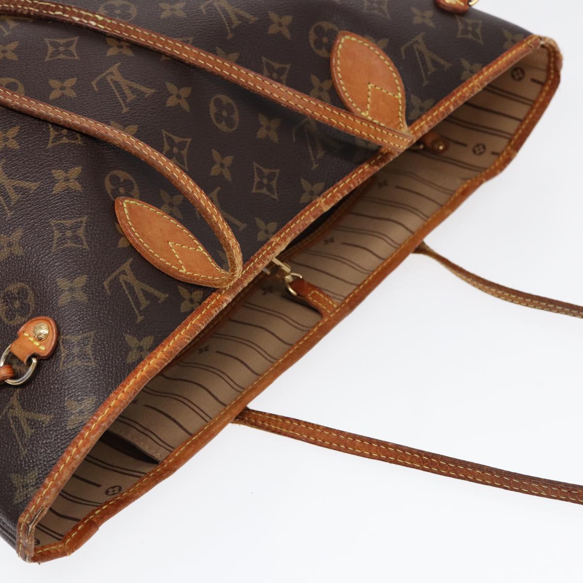 LOUIS VUITTON Monogram Neverfull MM Tote Bag M40156 LV bs17807