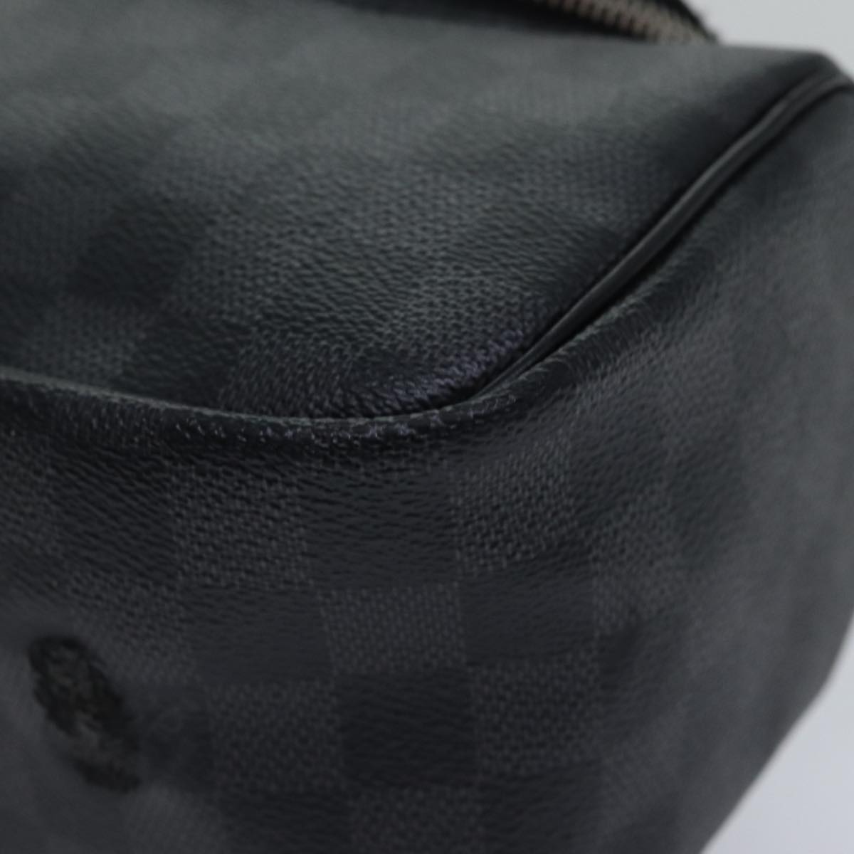 LOUIS VUITTON Damier Graphite Toilet Pouch Clutch Bag N47625 LV bs17818