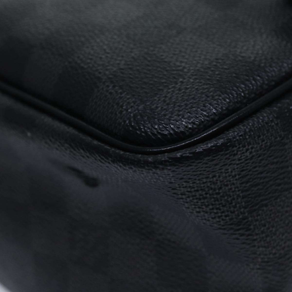 LOUIS VUITTON Damier Graphite Toilet Pouch Clutch Bag N47625 LV bs17818