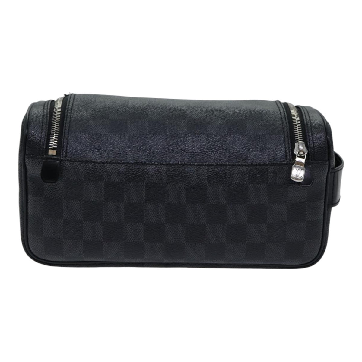 LOUIS VUITTON Damier Graphite Toilet Pouch Clutch Bag N47625 LV bs17818