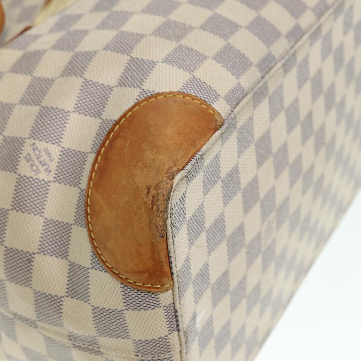 LOUIS VUITTON Damier Azur Hampstead MM Tote Bag N51206 LV bs17824