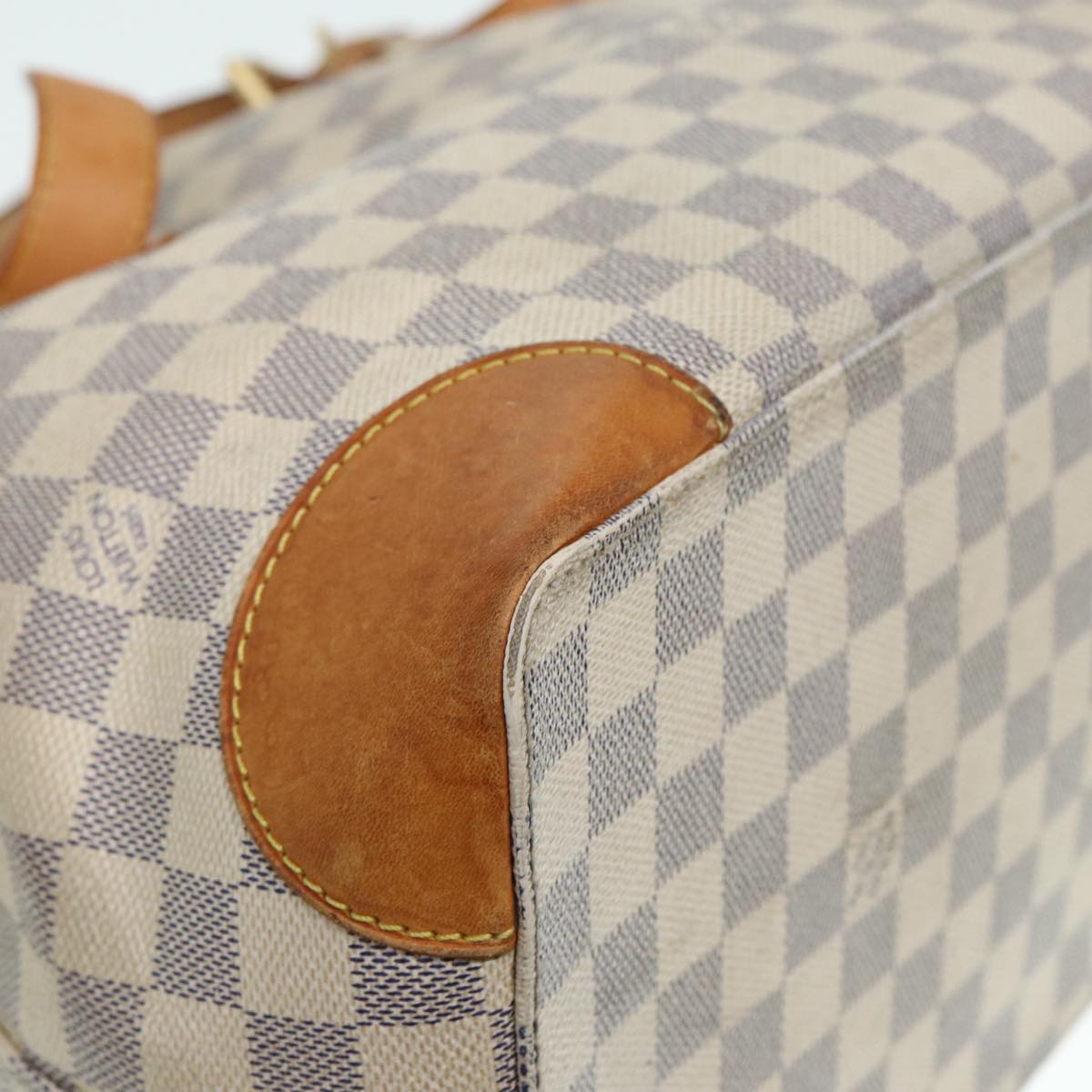 LOUIS VUITTON Damier Azur Hampstead MM Tote Bag N51206 LV bs17824
